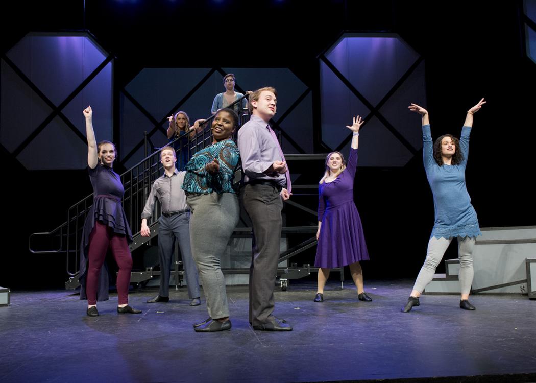 theatre students on stage